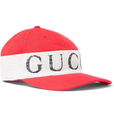 gucci twill baseball cap.